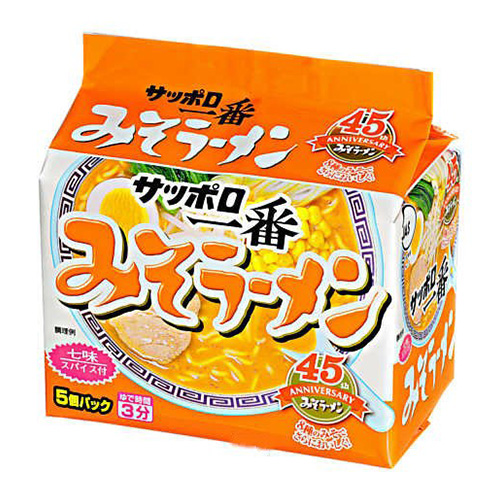 ｻﾝ-68 ｻｯﾎﾟﾛ一番 みそﾗｰﾒﾝ 5食P 6入